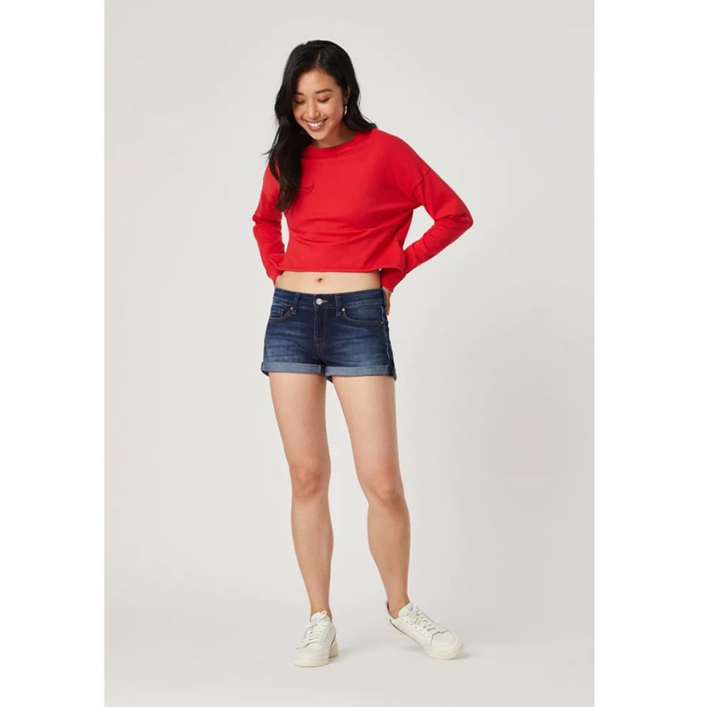 Mavi Tiara Jean Shorts - Low Rise Denim
